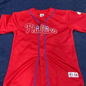 Phillies Baseball Jersey Victorino Name and Number